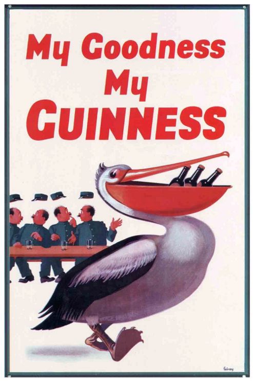 Image of Guinness Pelican My Goodness My Guinness Tin Sign