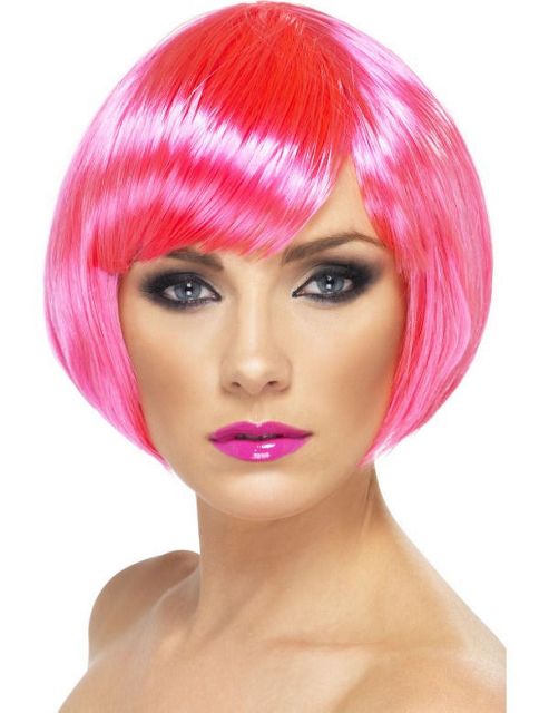 Image of Bob Wig (neon Pink)