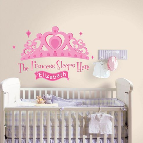 Image of Princess Sleeps Here Wall Stickers