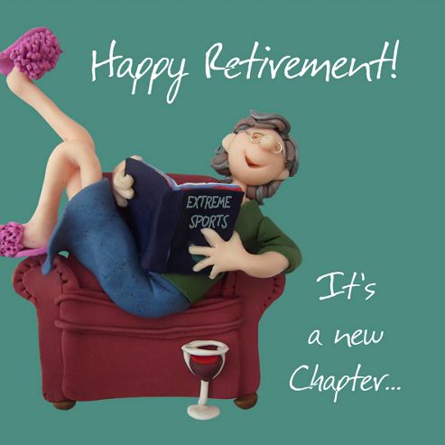 Image of Holy Mackerel Happy Retirement. It's A New Chapter Greetings Card