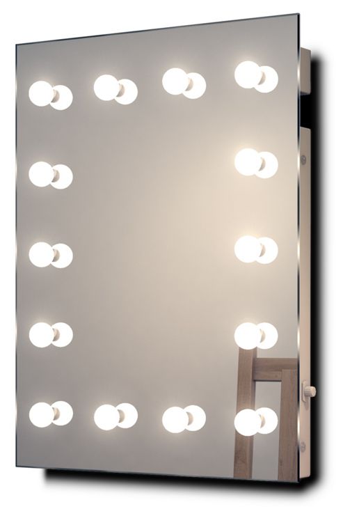 Image of Hollywood Makeup Dressing Room Mirror With Dimmable Led Lamps K412led