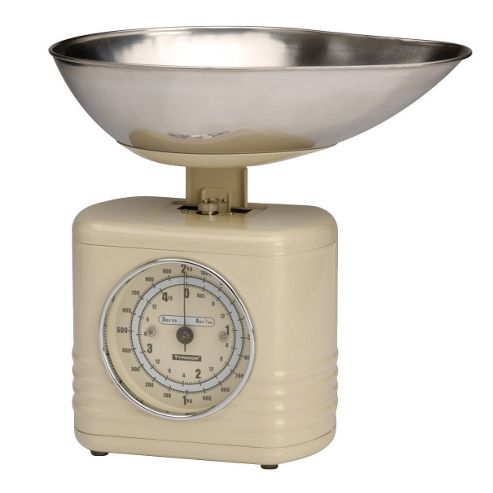 Image of Typhoon Vintage Kitchen Scales In Cream