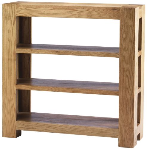 Image of Chunky Oak Small Bookcase
