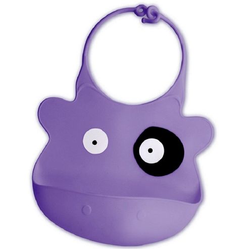 Image of Babisil Mu Munch Mate Bib - Purple Cow