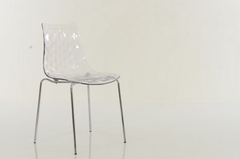 Image of Fizz Gel Dining Chair Clear