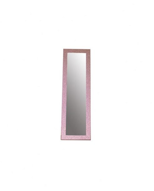 Image of Morris Mirrors Ltd Sparkle Framed Bevelled Mirror - Black - 76.2cm H X 8.5cm W X 76.2cm D