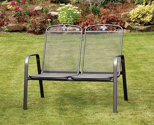 Image of Savoy Thermosint Bench - 2 Seater Stacking