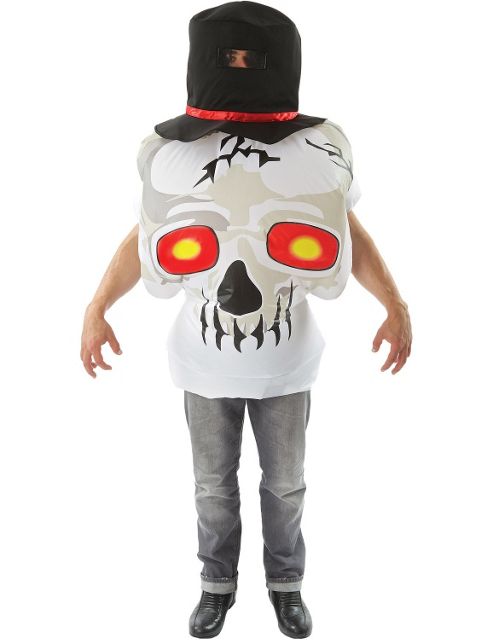 Image of Inflatable Skull Halloween Costume