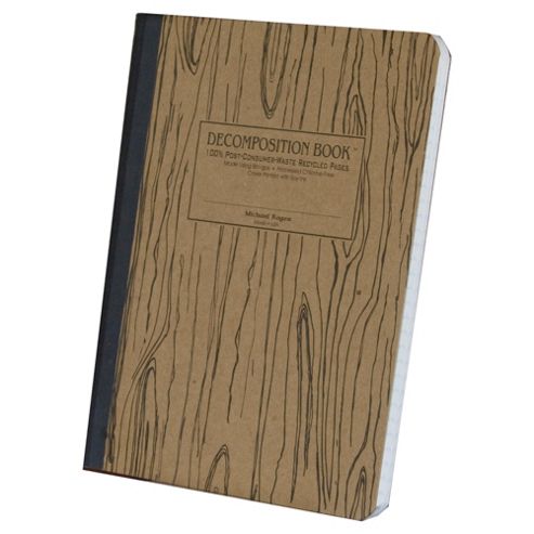 Image of Decomposition Book Ruled Wood Grain