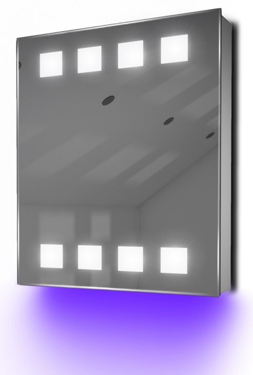 Image of Ambient Audio Bathroom Cabinet With Bluetooth, Shaver Socket & Sensor K128uaud