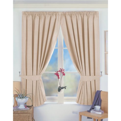 Image of Dreams And Drapes Norfolk Boomerang Tiebacks Pair - Beige