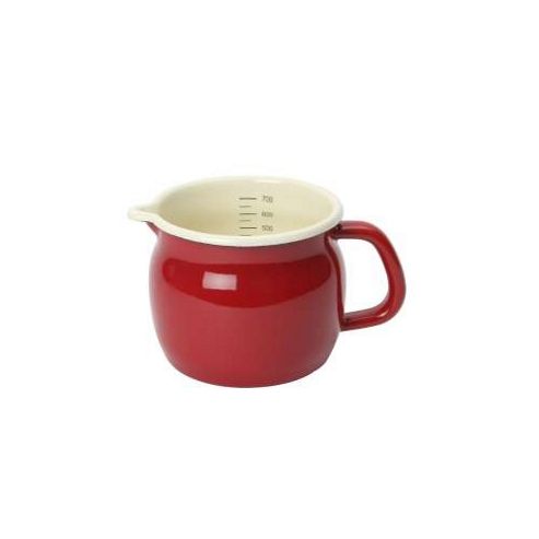Image of Dexam Vintage Home Enamelware 700ml Measuring Jug - Claret