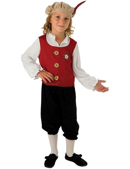 Image of Tudor Boy - Child Costume 7-8 Years
