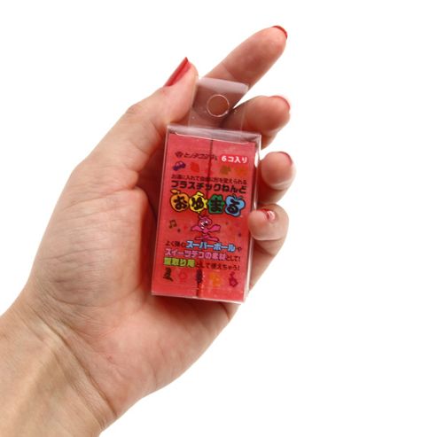 Image of Oyumaru Reusable Modelling Compound Red 6 Pack