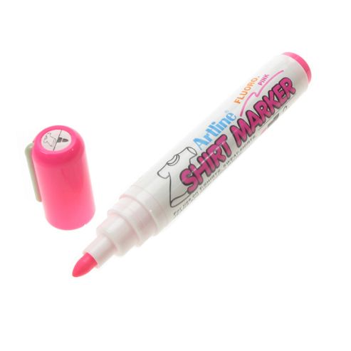 Image of Artline T-shirt Marker - Fluoro Pink