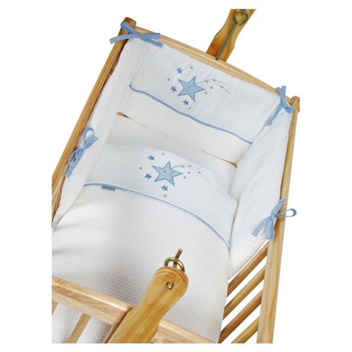 Image of Clair De Lune Stardust Rocking Crib Bedding Set - Blue - Blue