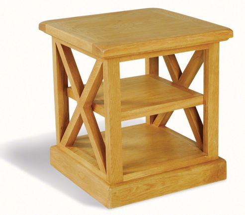 Image of Ultimum Somerset Oak Lamp Table