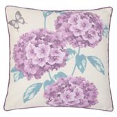 F&F Home Hydrangea Jacquard Cushion