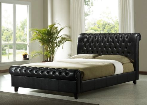 Image of Altruna Richmond Bed Frame - Double (4' 6") - Brown