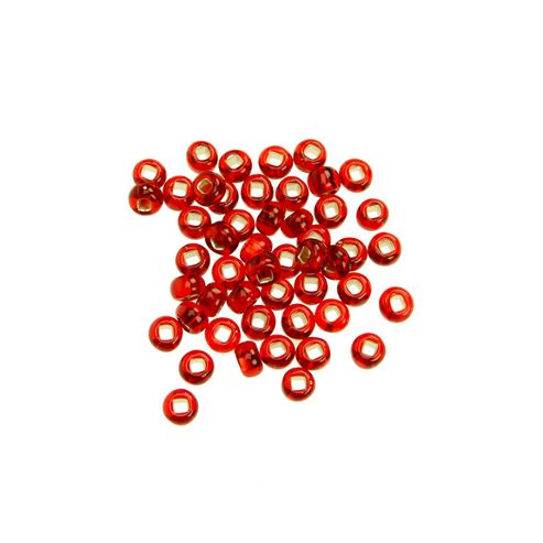 Image of Czech Seed Bead 2/0 S/l Tr Light Red