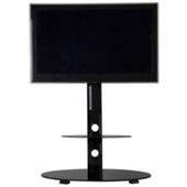 AVF Lugano Piano Black Cantilever TV Stand
