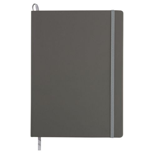 Image of Tesco Grey Soft Cover Notebook A4
