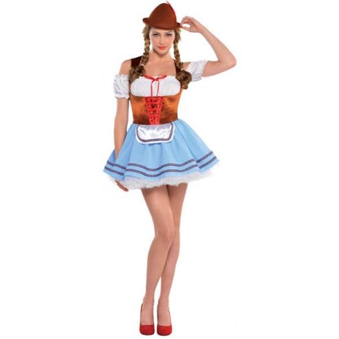 Image of Oktoberfest Dirndl - Adult Costume Size: 14-16