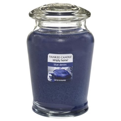 Image of Yankee Candle Jar Blue Denim, Medium