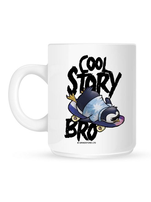 Image of Psycho Penguin Cool Story Bro 10oz Ceramic Mug