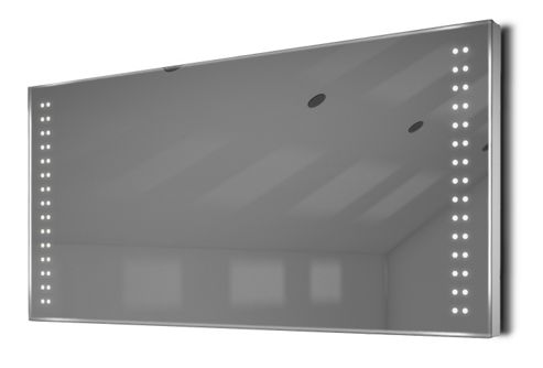 Image of Auto Colour Change Rgb Ultra-slim Bathroom Mirror With Demister & Sensor K62rgb
