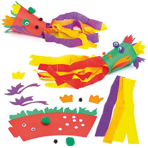 Image of Fire Breathing Dragon Kits For Children (pack Of 4)