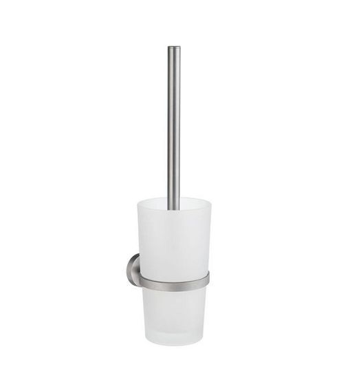 Image of Smedbo Home Wallmount Toilet Brush - Brushed Chrome