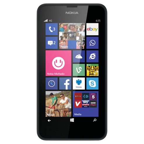 Image of Tesco Mobile Nokia Lumia 635 Black