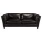 Santos Leather Medium Sofa Chocolate