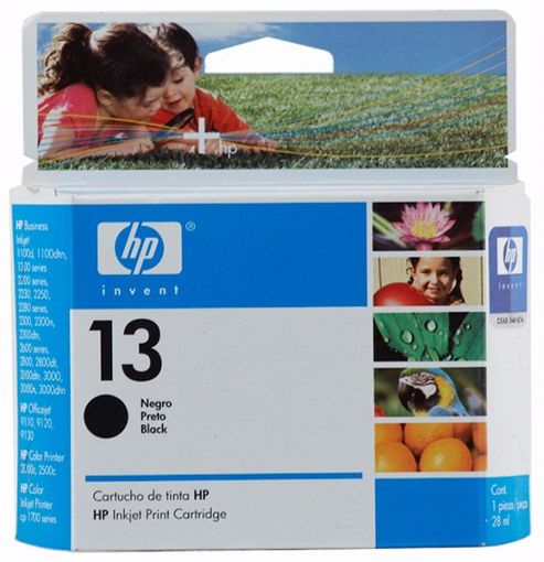 Image of Hp 13 Printer Ink Cartridge - Black