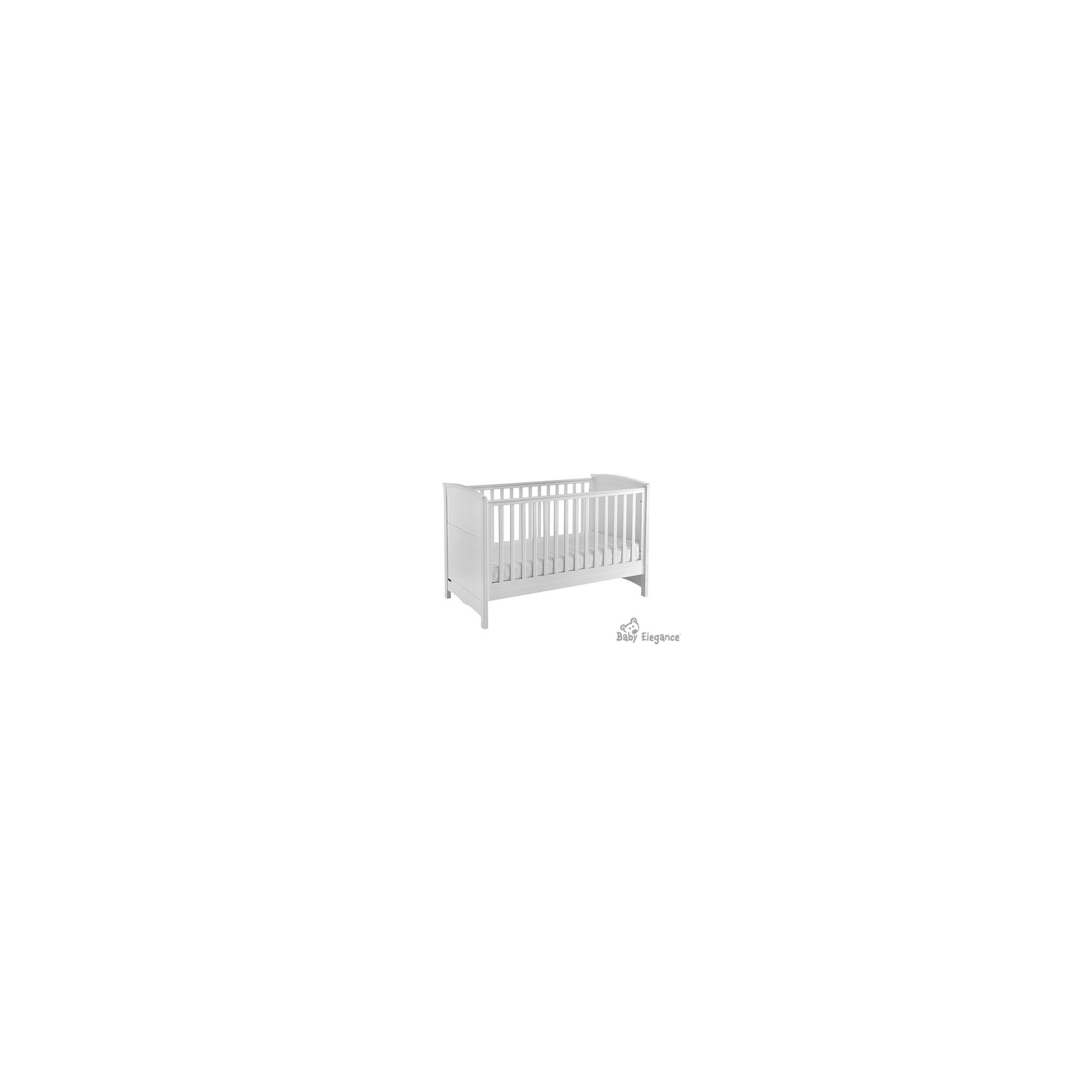 Baby Elegance Elegant Cot Bed - White at Tesco Direct