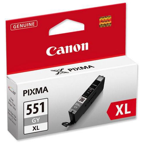 Image of Canon Cli-551xl High Capacity Ink Cartridge - Grey