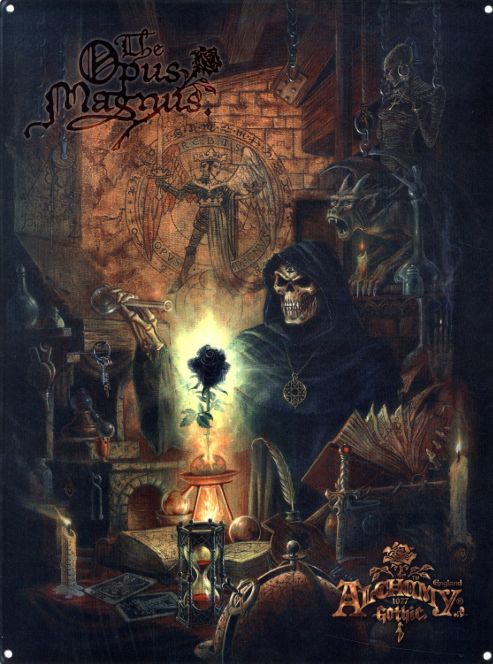 Image of Alchemy Gothic The Opus Magnus Tin Sign