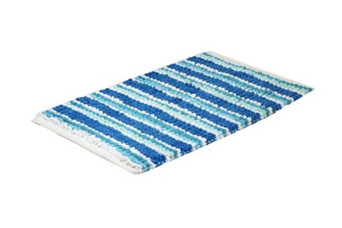 Image of Sabichi Chenille Cotton Loop Bathmat - White