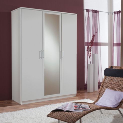 Image of Amos Mann Furniture Venice 3 Door Wardrobe - White