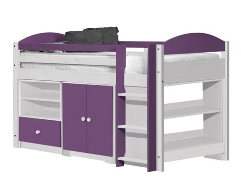 Image of Maximus Mid Sleeper Set 2 White With Lilac Details