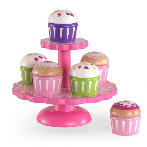 Image of Kidkraft Cupcake Stand With Cupcakes