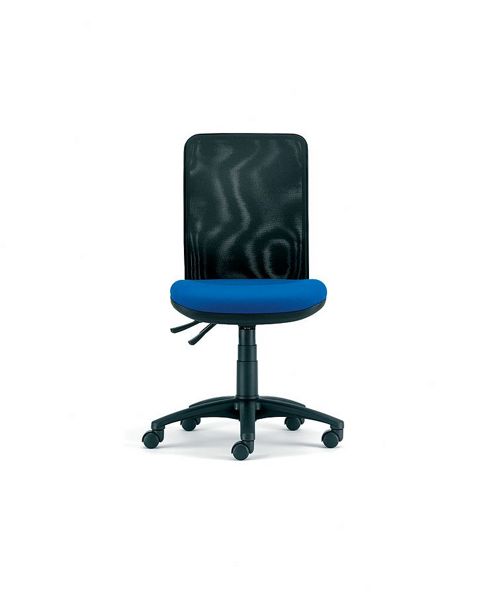 Image of Pledge High-back Mesh Task Chair - Without Arms - Black