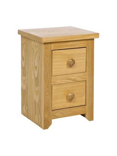 Image of Home Essence Hamilton 2 Drawer Petite Bedside Table