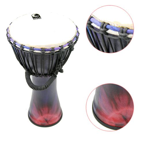 Image of Toca 7" Purple Synergy Djembe Drum