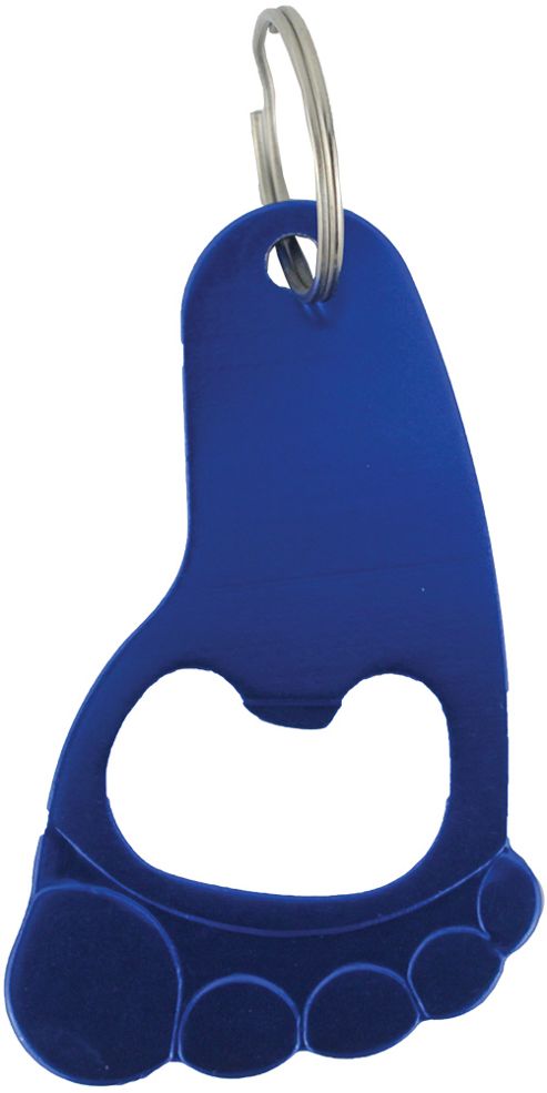 Image of Yellowstone Foot Shaped Metal Bottle Opener Blue