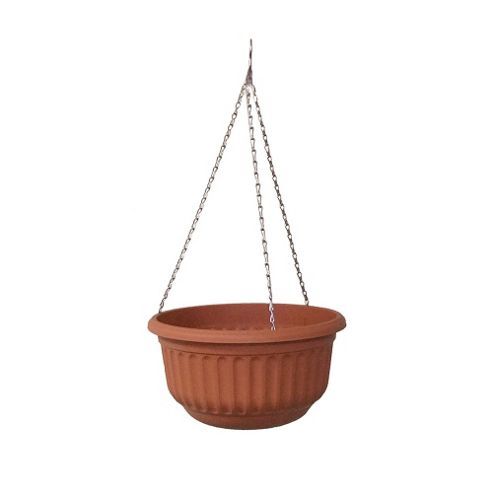 Image of Stewarts Corinthian Hanging Basket 31-35cm Terracotta