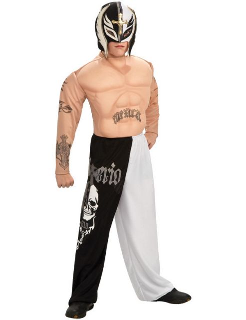 Image of Child Deluxe Rey Mysterio Wwe Costume Small