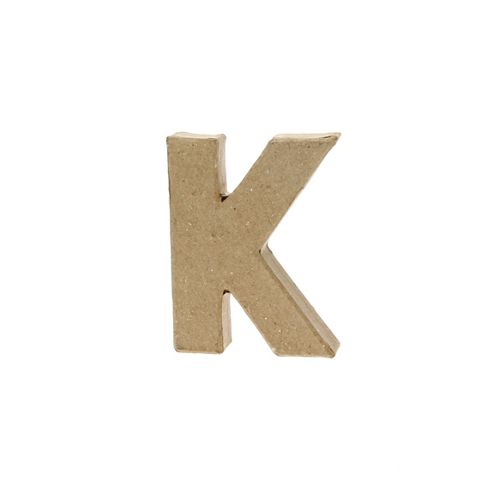 Image of Small Kraft Letter - K