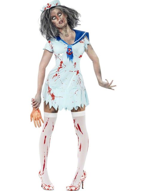 Image of Zombie Sailor - Adult Costume Size: 6-8